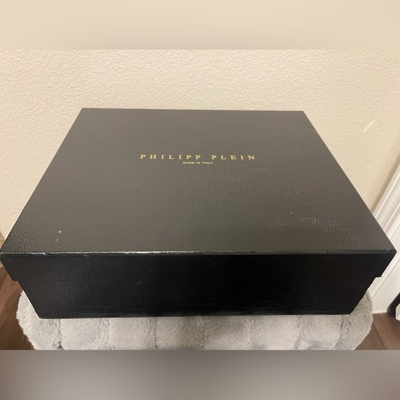 LIMITED EDITION Philipp Plein Black Crystal Boots - Picture 7 of 13